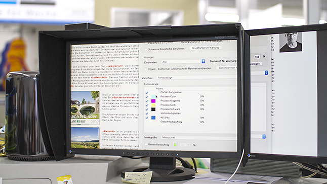 Datenkontrolle bei der Kuhn-Druck AG